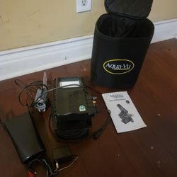 Aqua Vu Mc2x Underwater Camera Instruction Manual And Carry Bag