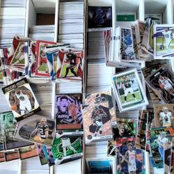 Sports Cards Lot 8000+ Football, Basketball. 