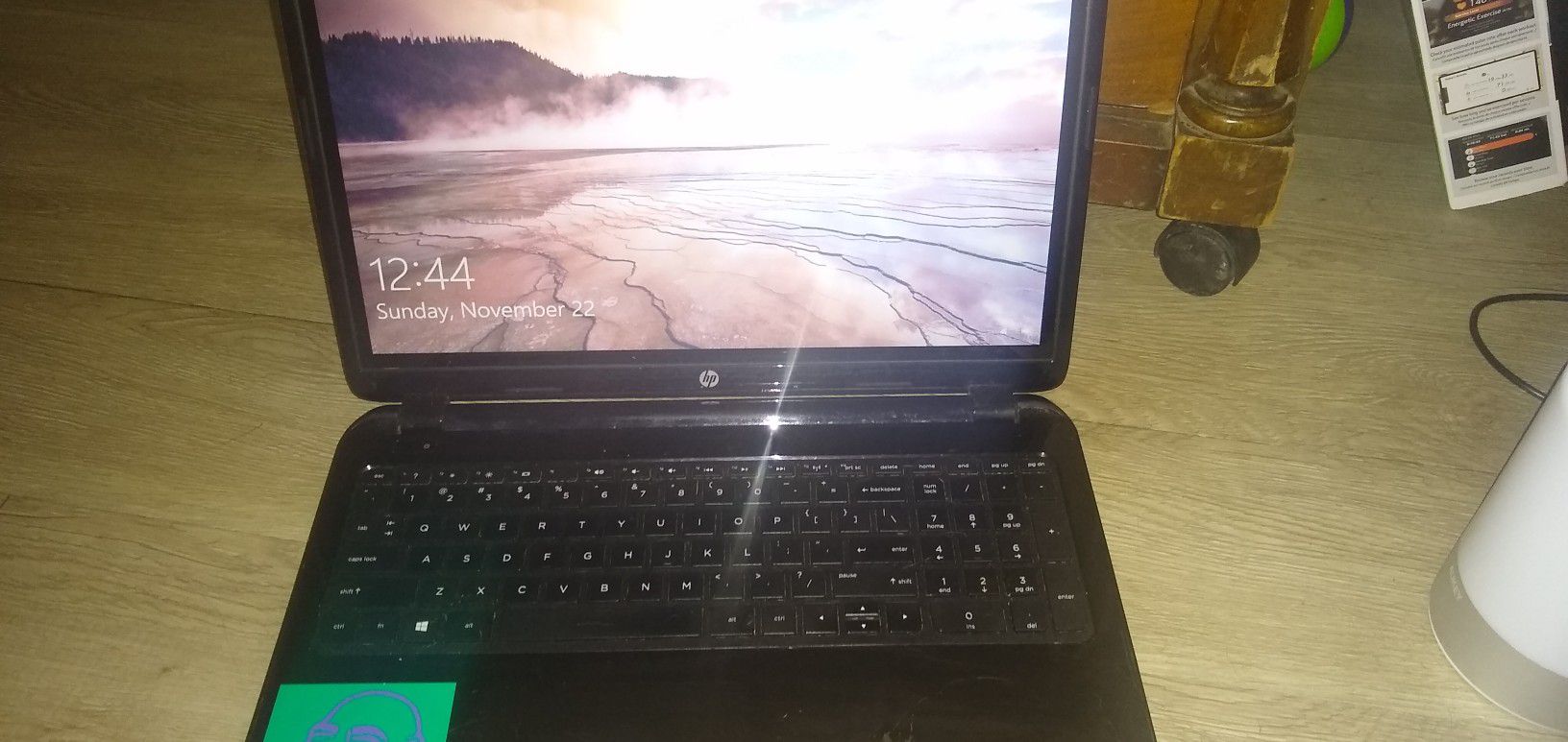 HP 15.6" touchscreen laptop