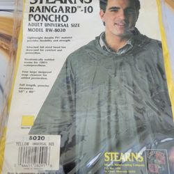 Yellow Universal Size Raingard Poncho