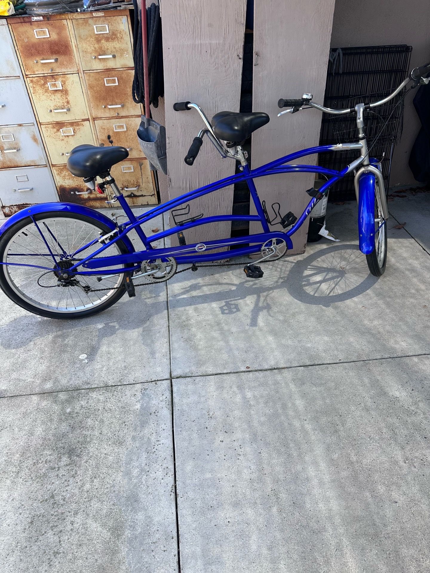 Sun Retro Tandem Cruiser Bike – 2 Person Beach Bike