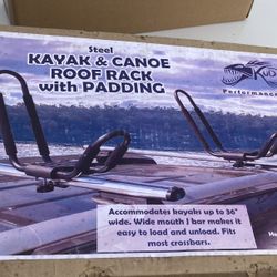 Kuda Steel Kayak & Canoe Roof Rack with Padding