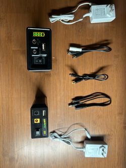 TalentCell 24V Lithium-Ion Battery Pack Bundle - Models PB240B2 & PB240A1 with Chargers
