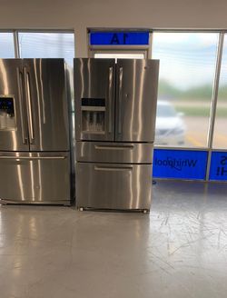 Maytag 4 Door Stainless Steel Refrigerator Fridge
