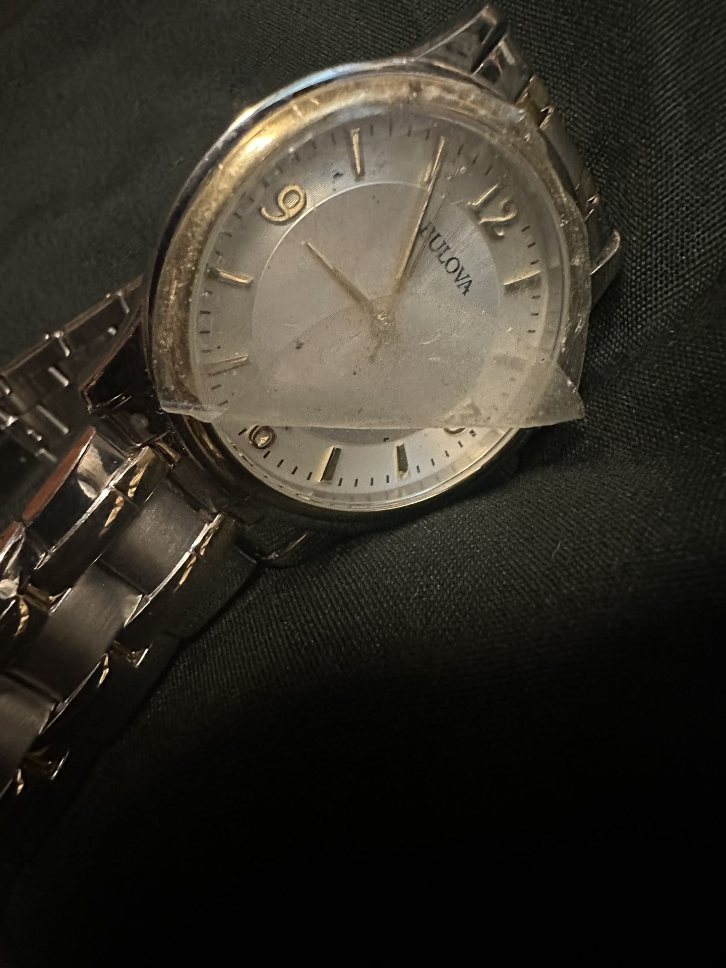 Bulova Corporate 38mm Silver Stainless Steel Case, Silver and Gold Stainless Steel Band, Men's Wristwatch
