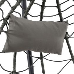 Egg Chair with Stand Indoor Outdoor Swing Chair Patio Wicker Hanging Egg Chair Hanging Basket Chair with Stand for Bedroom Living Room Balcony