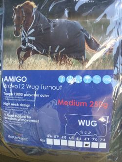 Horse AMIGO bravo 12 WUG turnout