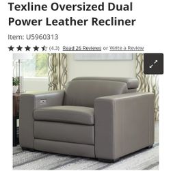Ashley Signature Texline Theater Chairs New!