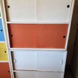 Free 5'x30" Off-white Cupboard. Good Condition,  Sturdy.