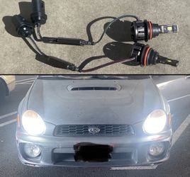 9007 HB5 6K 40000 Lumens Bright White LED Lights For $60