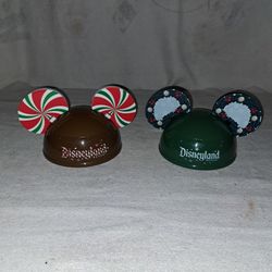 2 New Disney Plastic Ice Cream Bowls Both For 1 Price (Christmas & Gingerbread)