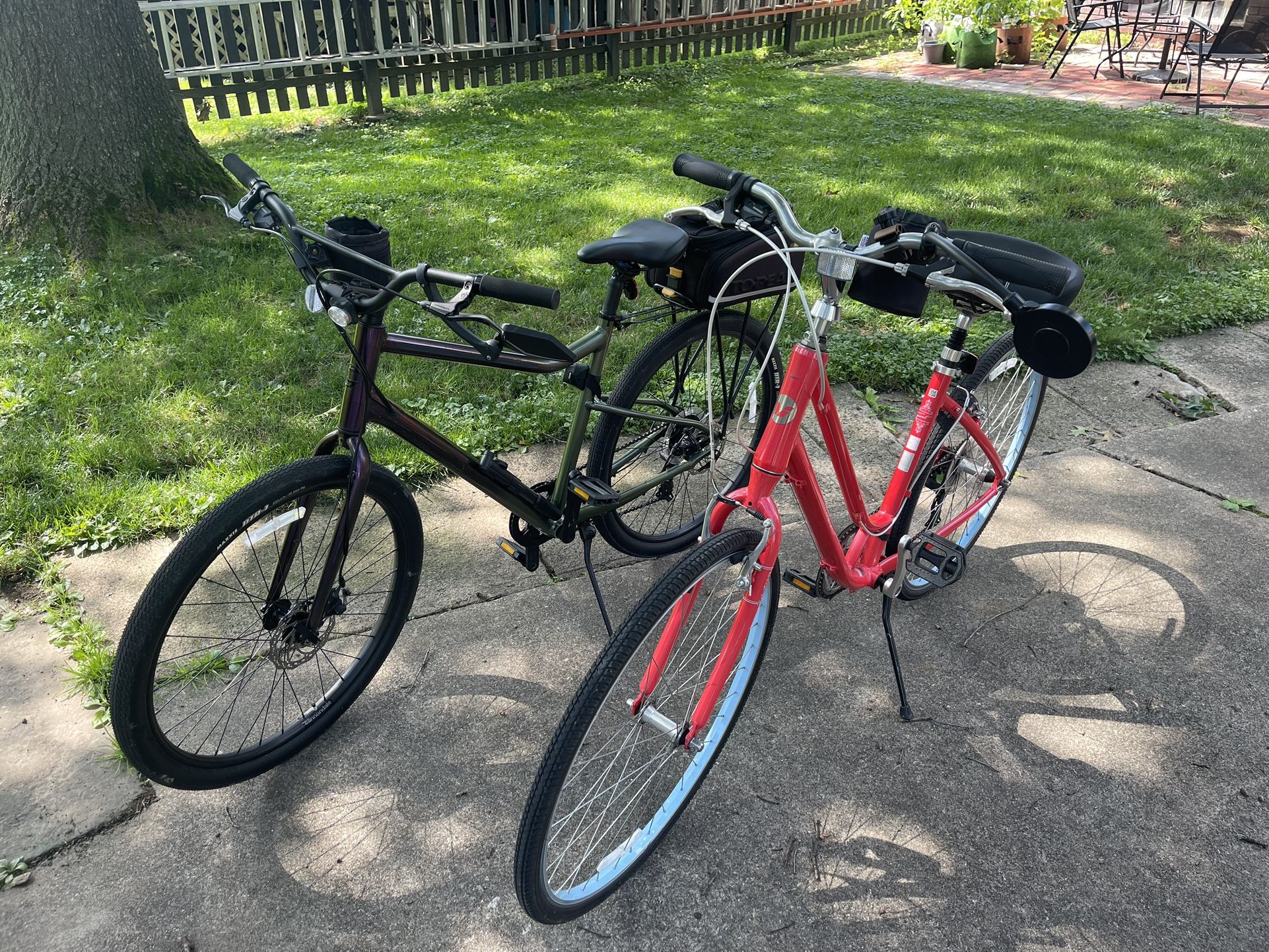 (His) Cannondale and (Hers) Liv bike + Rack