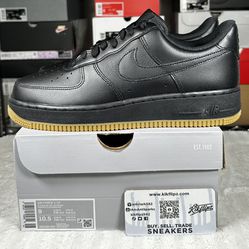 Men Nike Air Force 1 Low 'Black Gum' (Size 9) for Sale in Menifee