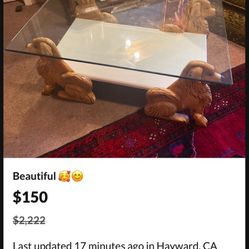 Nice Coffee Table, Especially If You’re A Dog Lover🥰😊