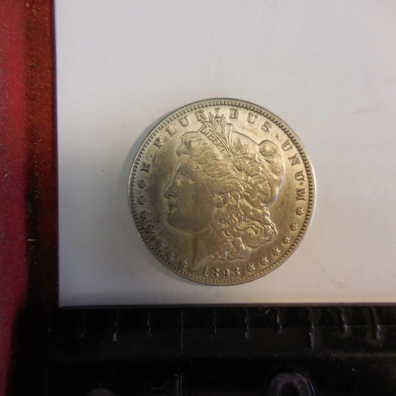 1893-P MORGAN SILVER Dollar RARE DATE