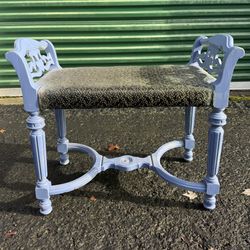 Vintage Ornate Bench Painted - Perfect Project Piece