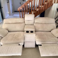 Dual Reclining Sofa And Loveseat