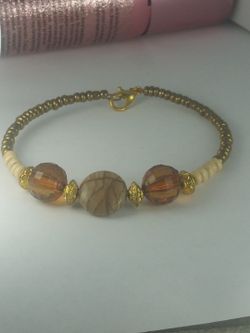 Handmade bracelet Crystals & Beads