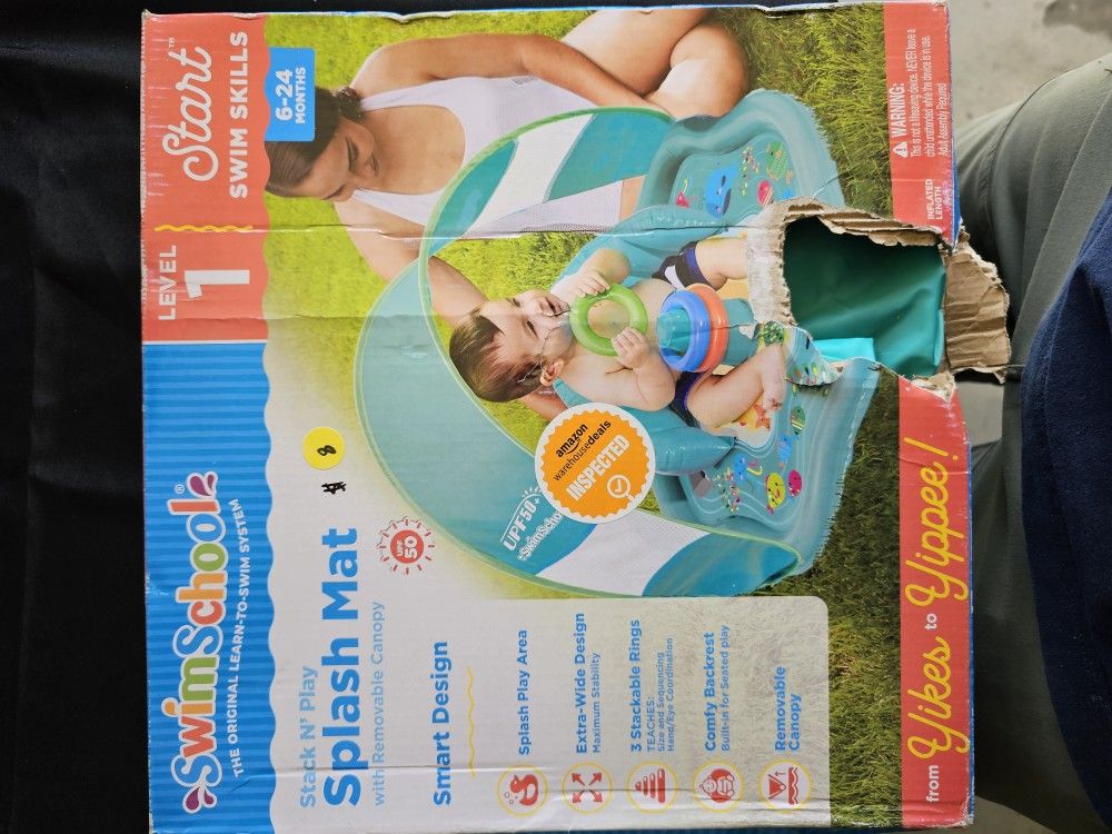 Toddler Swim School Splash Pad New