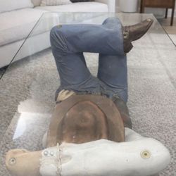 Vintage Western Cowboy Coffee Table Base / Base de Mesa de Centro Vaquero Vintage