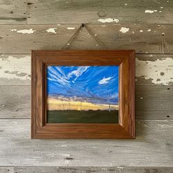 Glow Over the Turbines Original Painting