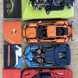 Lego Technic 42115, 42083, 42143, and 42056