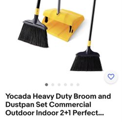 New Yocada Broom And Dust Pan  