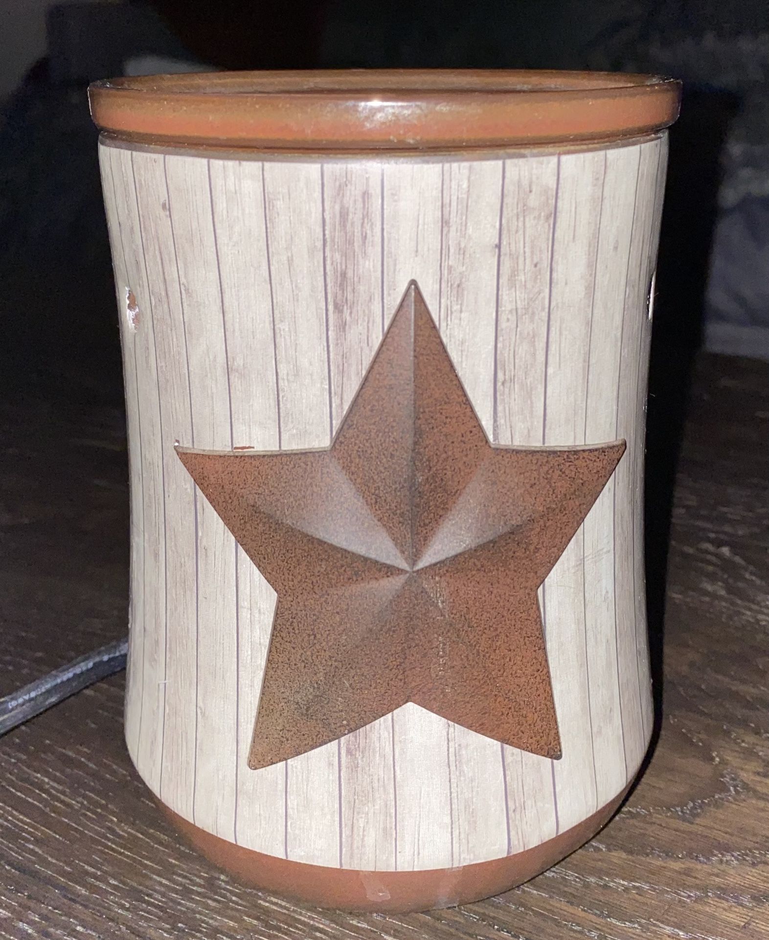 Scentsy Lone Star Full Size Rustic Farmhouse Wax Warmer 32112