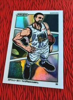 Panini prizm Steph Curry manga insert card *RARE*