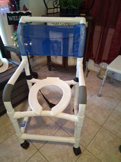 Toilet shower chair