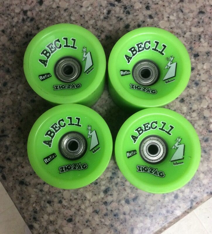 ABEC 11 zig zag reflex skateboard wheels