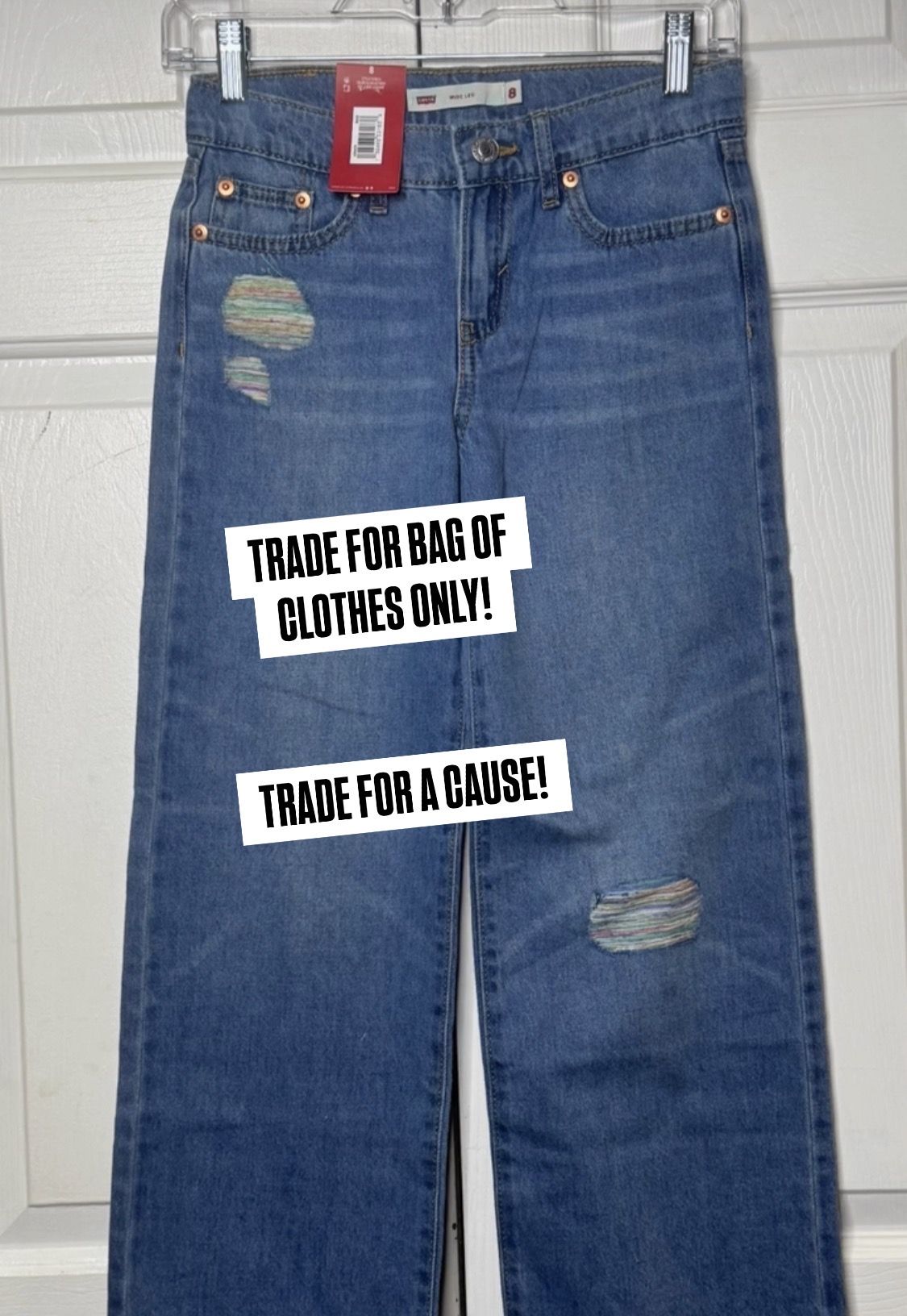 GIRLS LEVI’S JEANS (SIZE 8)NEW