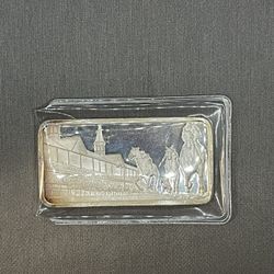 1 OZ  .999 Silver Kentucky Derby Bar 