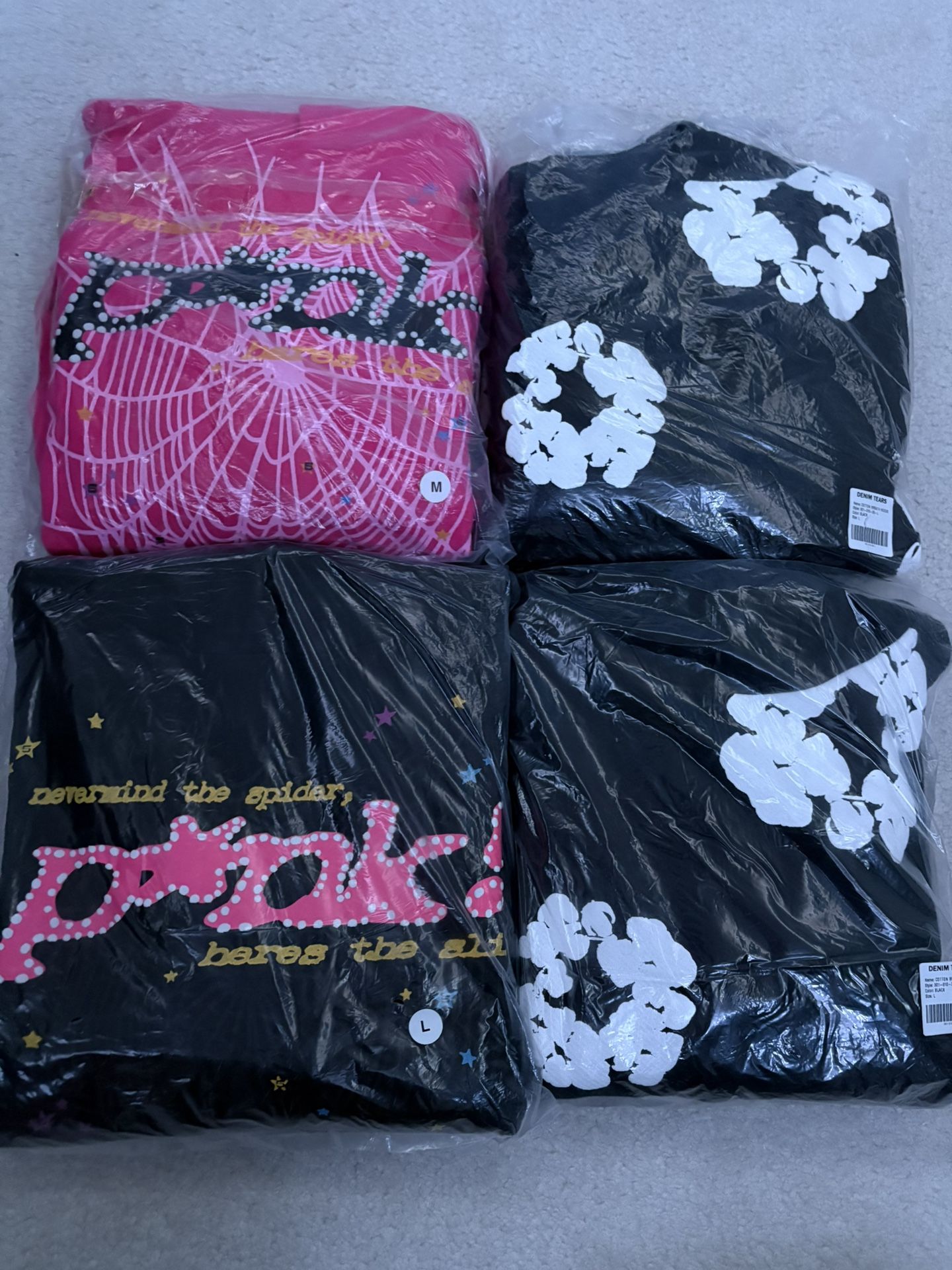 Spider and Denim Tear hoodie