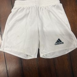 ADIDAS AEROREADY PRIME Girls Sz 2XS Athletic Running Shorts White