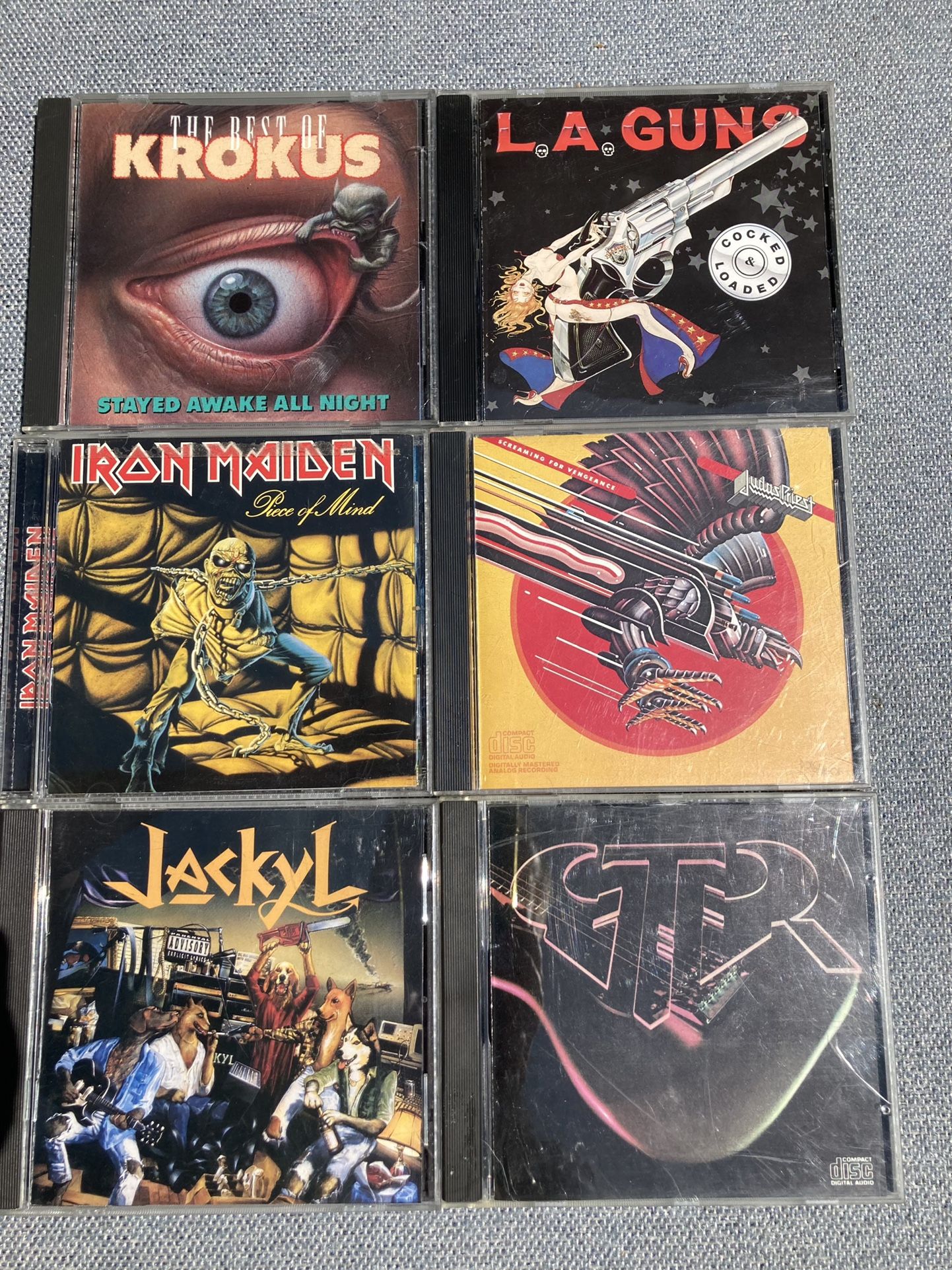 Rock Music Cds 80s-90s 18 Cds Total. (make Offer)