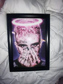 Lil Peep Photo With Frame