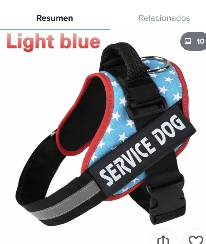 Harness for big dog L XL service dog