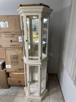 corner curio cabinet