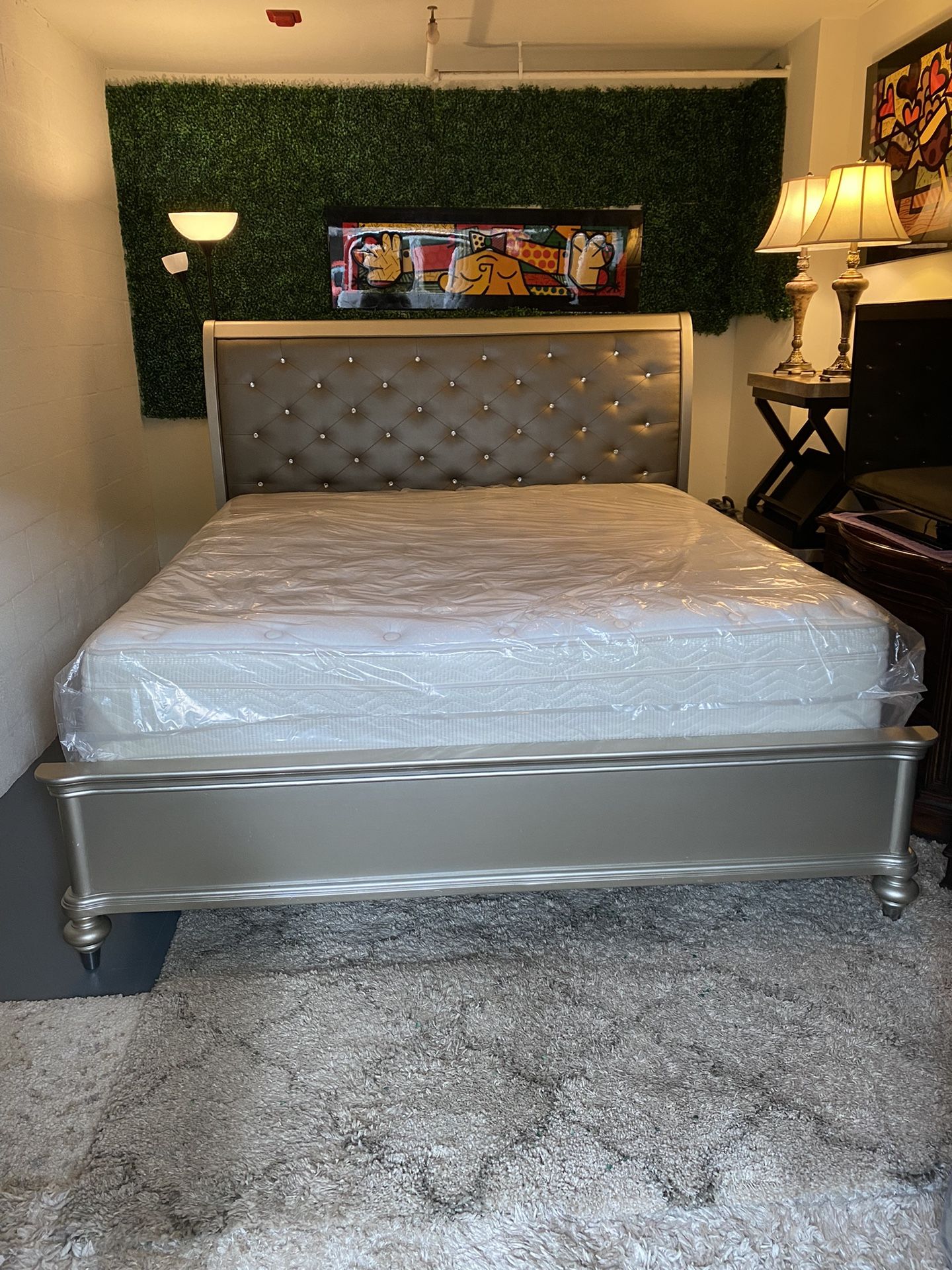 King Bed Frame And Mattress