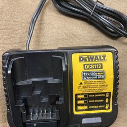 New Dewalt DCB112 12V-20V MAX Lithium Battery Charger