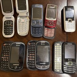 Vintage Cell Phones, Flip, Sliders, Etc.