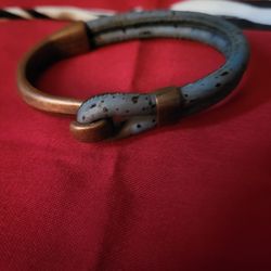 Men's Blue & Copper Bracelet