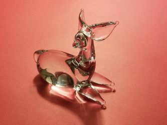 Vintage Lead Crystal Deer Figurine! $25 OBO!