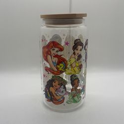 Glass Tumbler (Disney Princesses)