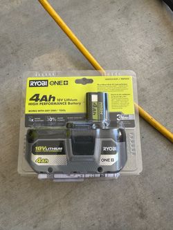 18v Ryobi High Performance battery 4ah (New)