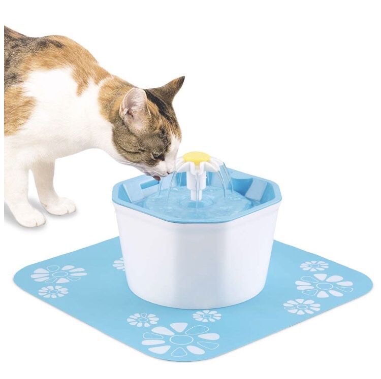 Cat Water Fountain, 1.6L Automatic Pet Water Dispenser Healthy & Hygienic Drinking Bowl Super Quiet for Cats, Dogs