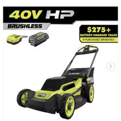 40V HP Brushless 20 in. Cordless Electric Battery Walk Behind Self-Propelled Mower with 6.0 Ah Battery and Charger