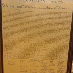 Declaration Of Independence, Bill Wright