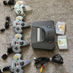 Nintendo 64 With Games 